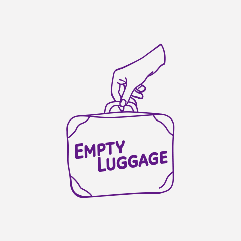 empty luggage